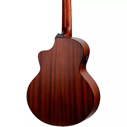 Ortega D7CE 4-String Acoustic Electric Cutaway Bass Guitar Natural