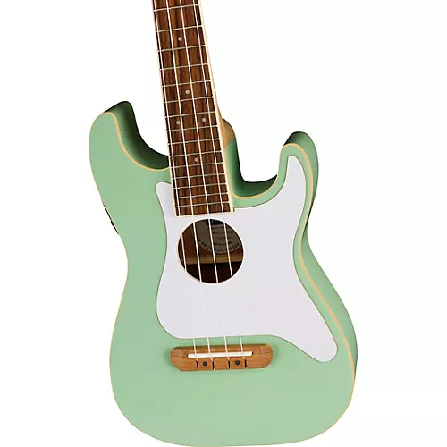 Fender Fullerton Stratocaster Acoustic-Electric Ukulele Black