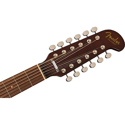 Fender California Villager 12-String Acoustic-Electric Guitar Aged Natural
