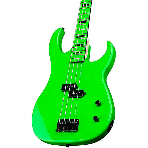 Dean Custom Zone 4-String Bass Guitar Fluorescent Pink