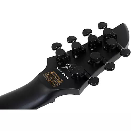 Schecter Guitar Research KM-7 MK-III Legacy Left-Handed 7-String Electric Guitar Transparent White Satin