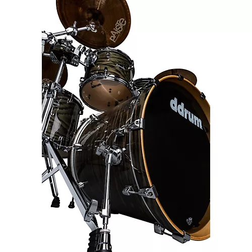 Ddrum Dominion Birch 5-Piece Shell Pack With Ash Veneer Red Burst