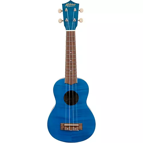 Mitchell MU45F Exotic Soprano Ukulele Flamed Maple Cherry