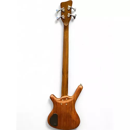 Used Warwick Pro Series Standard Corvette 4 String Fretless Natural Electric Bass Guitar Natural