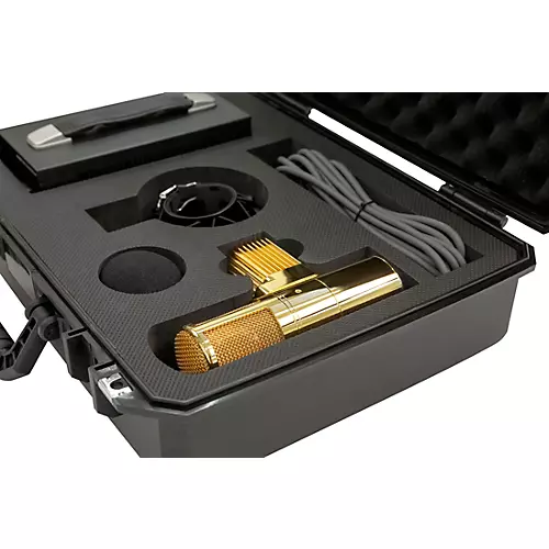 Open-Box Warm Audio WA-8000G Large-Diaphragm Tube Condenser Microphone Condition 1 - Mint Gold