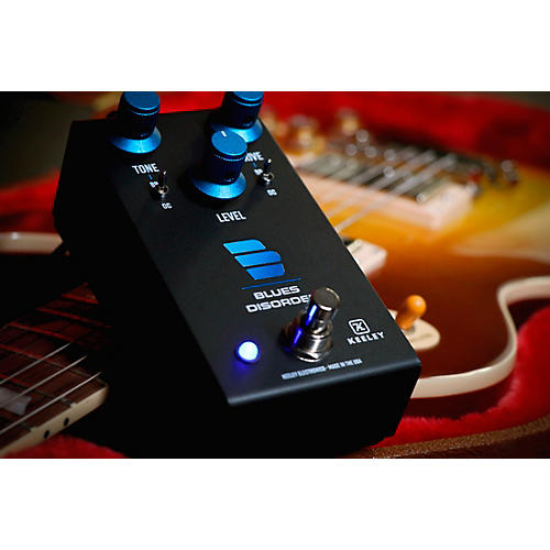 Keeley Blues Disorder Overdrive & Distortion Effects Pedal Black/Blue