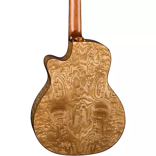 Dean Exotica Quilted Ash Acoustic-Electric Bass Guitar Gloss Natural