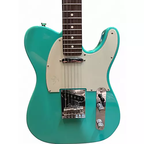Used 2016 Fender LIMITED EDITION STANDARD TELECASTER Seafoam Green Solid Body Electric Guitar Seafoam Green