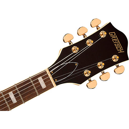 Gretsch Guitars Streamliner Limited Edition Center Block Cat-Eye with V-Stoptail and Gold Hardware Electric Guitar Village Amber