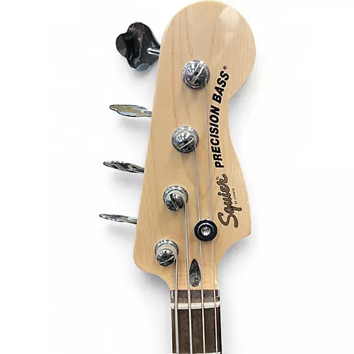 Used Squier Precision Bass Blue Electric Bass Guitar Blue