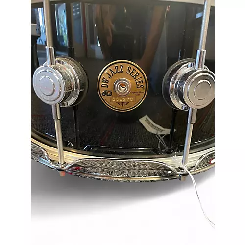 Used DW 6X14 Jazz Series Snare Black Drum Black 13