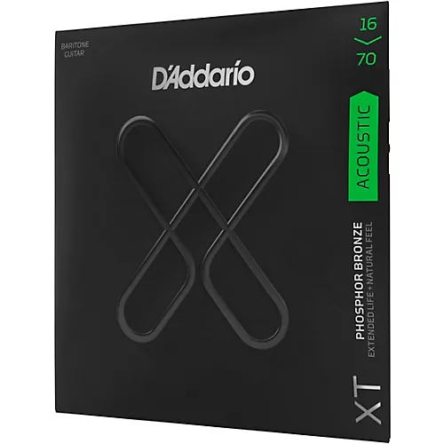 D'Addario XT Acoustic Phosphor Bronze, Medium, Baritone, 16-70