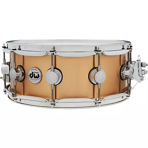 DW Collector's Series 3 mm Brushed Bronze Snare Drum 14 x 6.5 in.