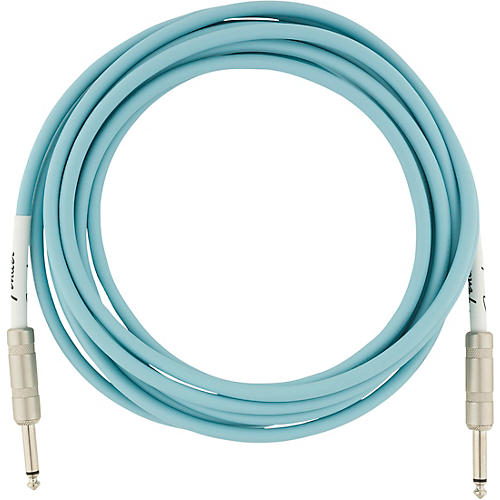 Fender Original Series Straight to Straight Instrument Cable 15 ft. Daphne Blue