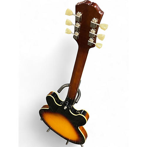 Used Epiphone 335 inspired by gibson Tobacco Burst Hollow Body Electric Guitar Tobacco Burst