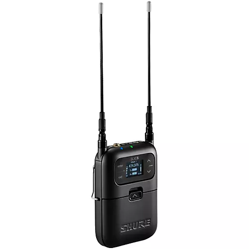 Shure SLXD15/UL4B Portable Digital Wireless Bodypack System with UL4B Lavalier Microphone - Band G58 Band G58