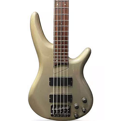 Used Ibanez SR885 Gray Electric Bass Guitar Gray