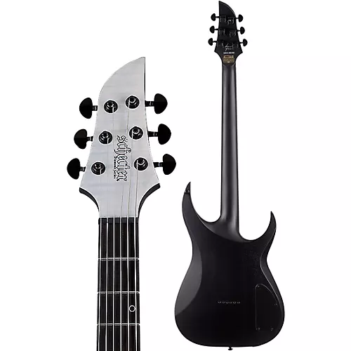 Schecter Guitar Research KM-6 MK-III Legacy Left-Handed Electric Guitar Transparent White Satin