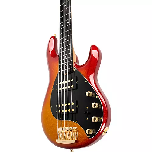 Ernie Ball Music Man StingRay Special 5 HH 5-String Bass Guitar Translucent Oxblood