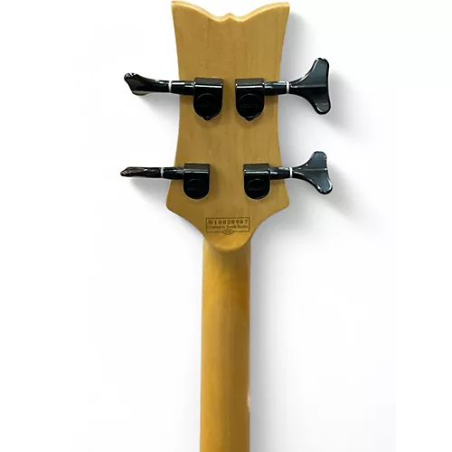 Used Schecter Guitar Research Damien 4 String Black Electric Bass Guitar Black