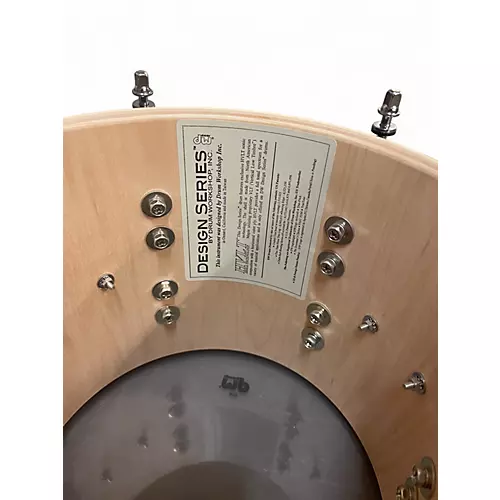 Used DW 8X7 Design Series Satin Black Drum Satin Black 89
