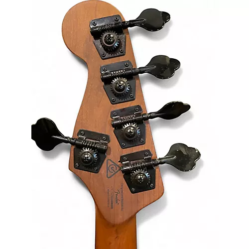 Used Squier Contemporary JAZZ BASS V  Metallic Green Electric Bass Guitar Metallic Green