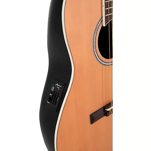 Applause AB24CC-4S Traditional Series Mid-Depth Cedar Nylon-String Classical Acoustic-Electric Guitar Natural