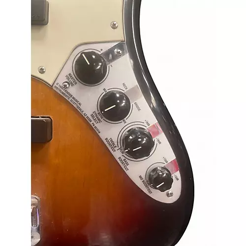 Used Fender American Deluxe Jazz Bass 2 Tone Sunburst Electric Bass Guitar 2 Tone Sunburst