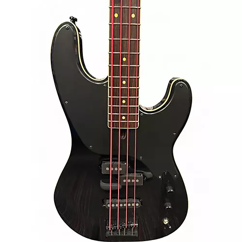Used Schecter Guitar Research Michael anthony MA-4 Black Electric Bass Guitar Black