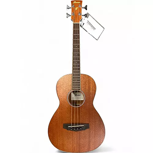 Used Ibanez PNB14E OPEN POUR NATURAL Acoustic Bass Guitar OPEN POUR NATURAL