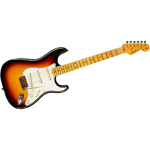 Fender Custom Shop 1958 Stratocaster Journeyman Relic Electric Guitar Masterbuilt by Todd Krause Black