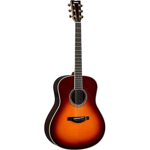 Yamaha LL-TA TransAcoustic Jumbo Concert Acoustic-Electric Guitar Brown Sunburst