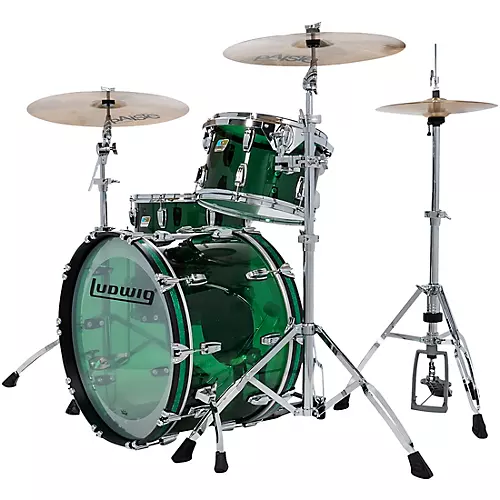 Ludwig Vistalite 50th Anniversary Fab 3-Piece Shell Pack With 22