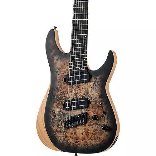 Schecter Guitar Research Reaper-7 MS 7-String Multi-scale Electric Guitar Infernoburst
