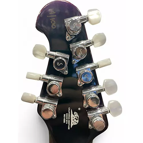 Used 2021 Ernie Ball Music Man majesty 8 mystic green Solid Body Electric Guitar mystic green