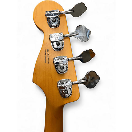 Used Fender American Ultra Jazz Bass Blue Electric Bass Guitar Blue