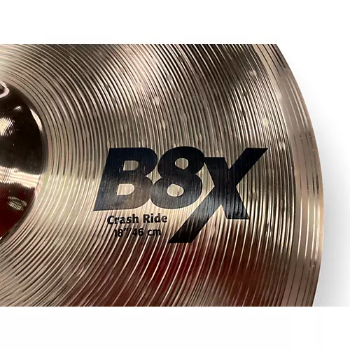 Used SABIAN 18in b8X crash Ride Cymbal 38