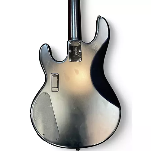 Used Ernie Ball Music Man Stingray Stealth 4 String HH Black Electric Bass Guitar Black