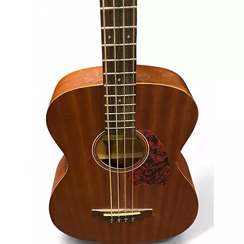 Used Ibanez pcbe12mh-opn Natural Acoustic Bass Guitar Natural