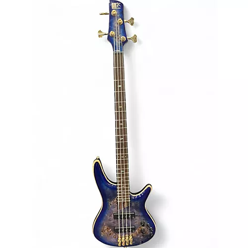 Used Ibanez SR2600 Cerulean Blue Burst Electric Bass Guitar Cerulean Blue Burst