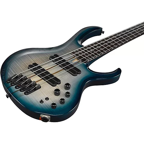 Ibanez BTB705LM 5-String Multi-Scale Electric Bass Guitar Cosmic Blue Starburst Low Gloss