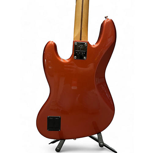 Used Fender Player Plus Active Jazz Bass AGED CANDY APPLE RED Electric Bass Guitar AGED CANDY APPLE RED