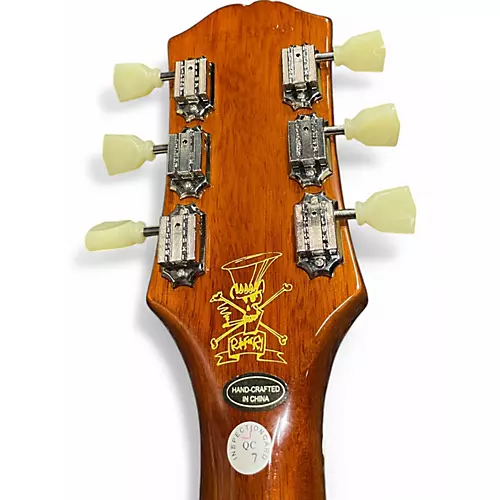 Used Epiphone Slash Victoria Les Paul Gold Top Solid Body Electric Guitar Gold Top