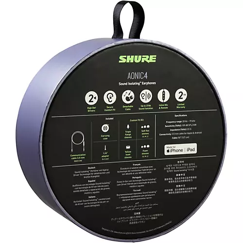 Shure AONIC 4 Sound Isolating Earphones Black