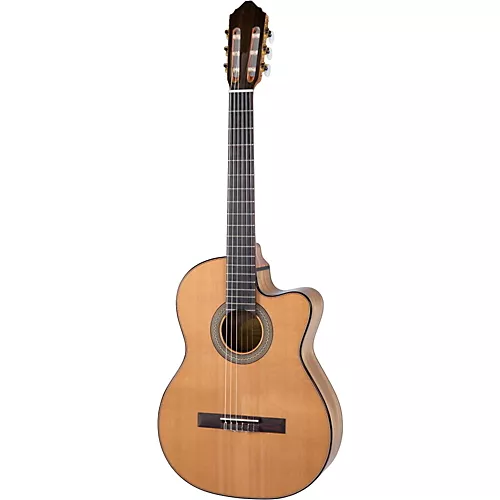 Lucero LC235SCE Acoustic-Electric Exotic Wood Classical Guitar Natural