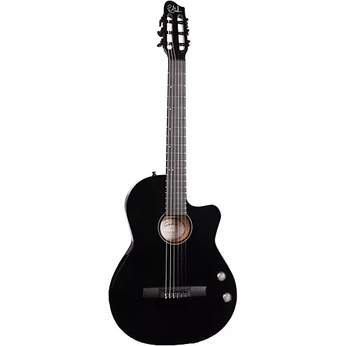 Godin Arena Pro CW Limited-Edition Nylon-String Classical Acoustic-Electric Guitar Onyx Black