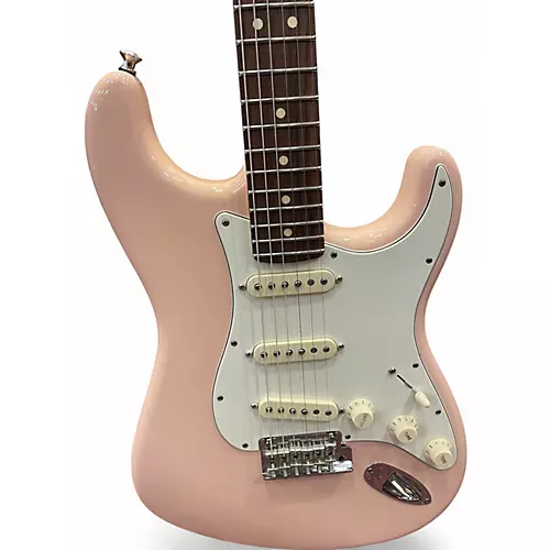Used 2013 Fender FSR American Standard Stratocaster Shell Pink Solid Body Electric Guitar Shell Pink