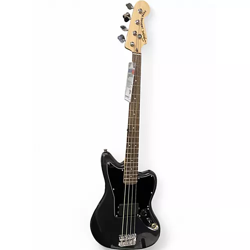 Used Squier Affinity Jaguar Bass Charcoal Electric Bass Guitar Charcoal