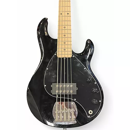 Used Sterling by Music Man StingRay 5 Black Electric Bass Guitar Black