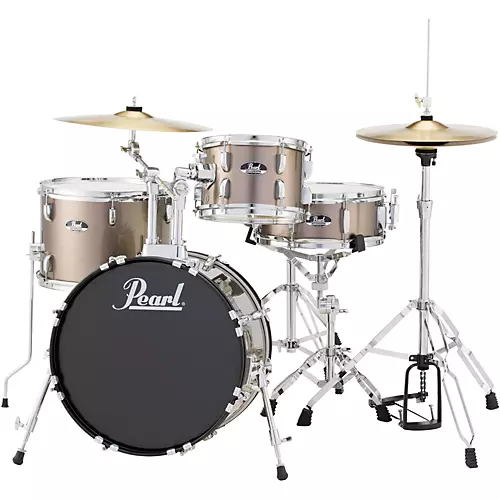 Pearl Roadshow 4-Piece Jazz Drum Set Charcoal Metallic